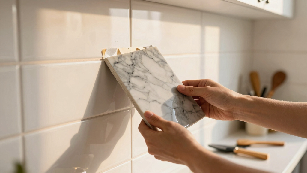 best peel and stick kitchen tiles