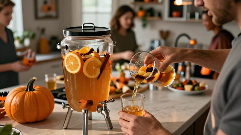 Halloween party drink dispensers