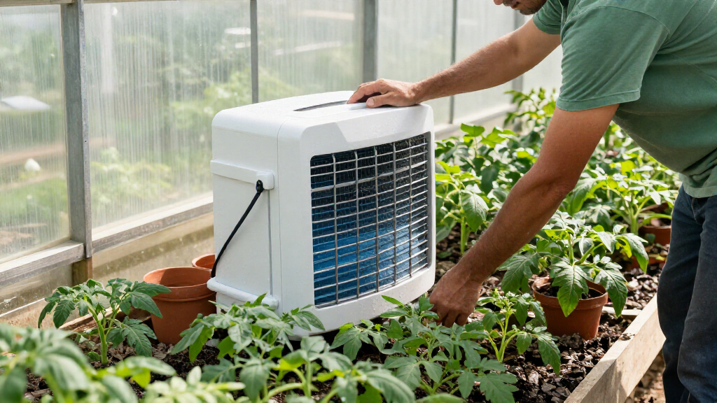 evaporative coolers for greenhouses