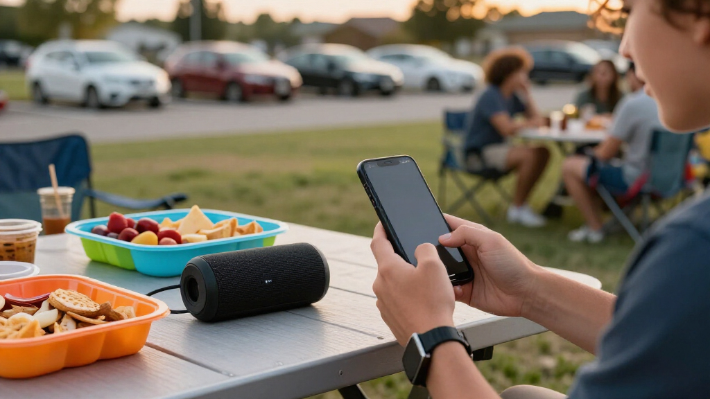 smart outdoor tailgating speakers
