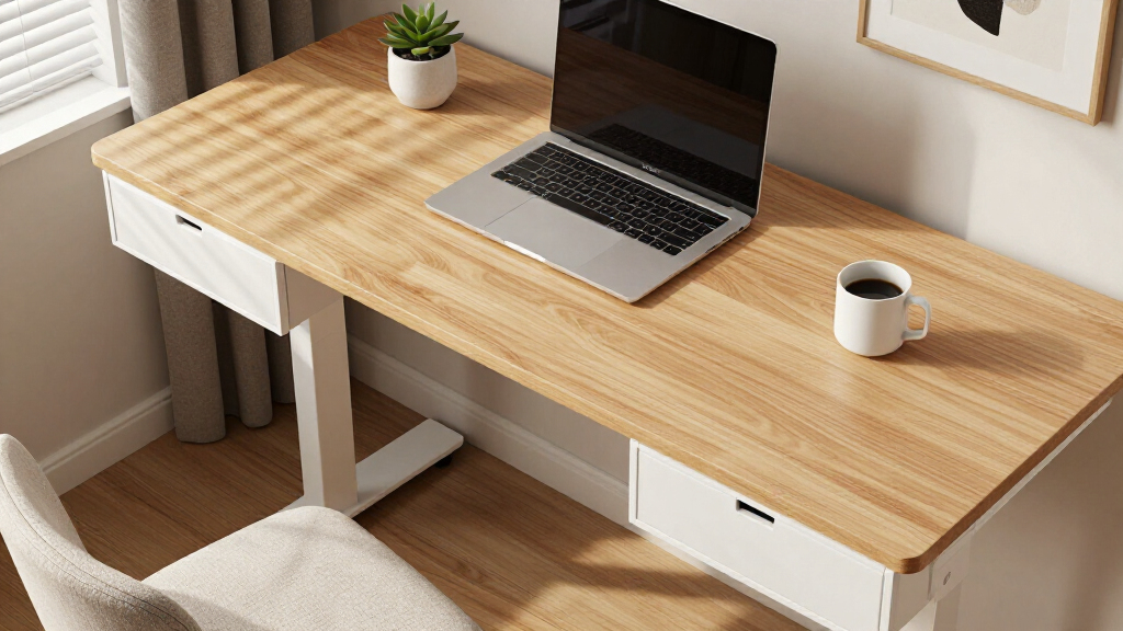 standing desks with drawers for home offices