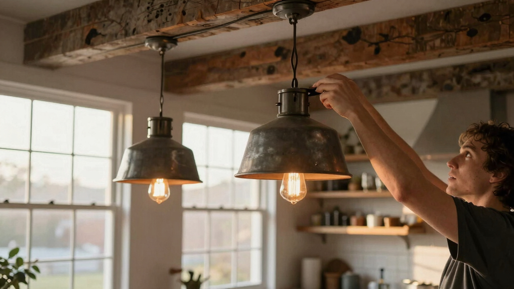 industrial farmhouse lighting fixtures