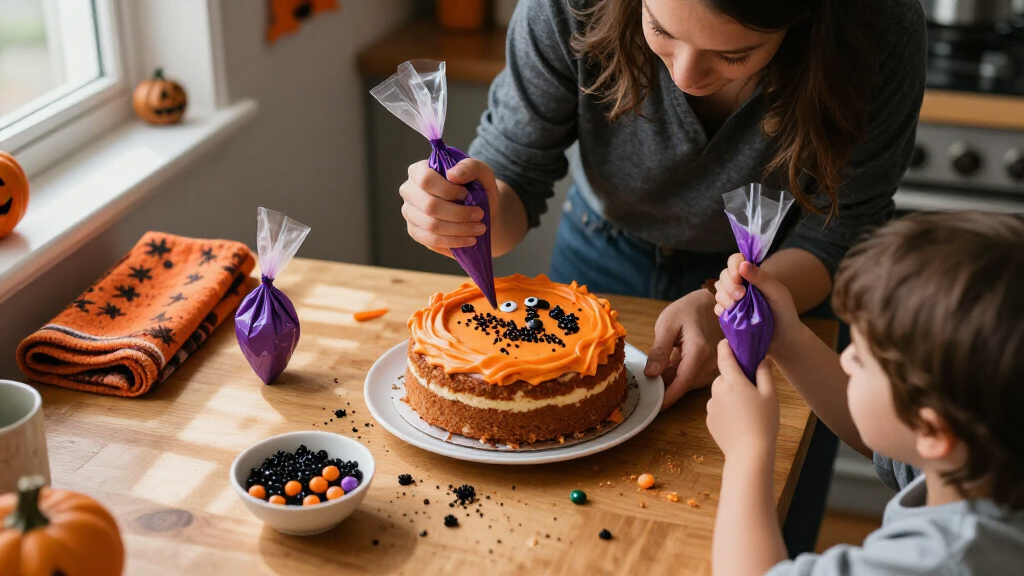 Halloween cake decorating supplies