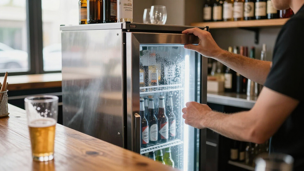 commercial undercounter beer cooler