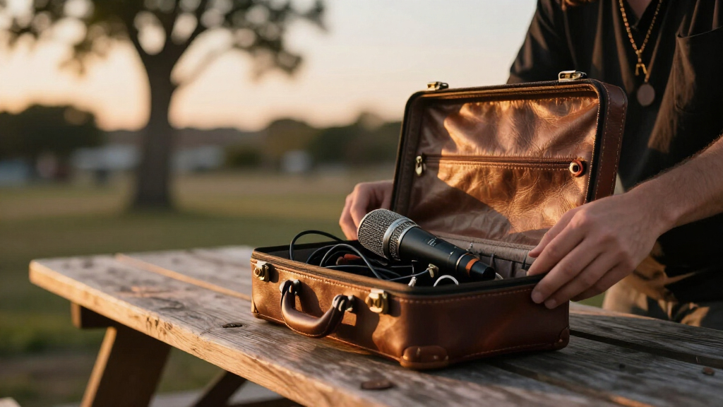 studio mic storage case
