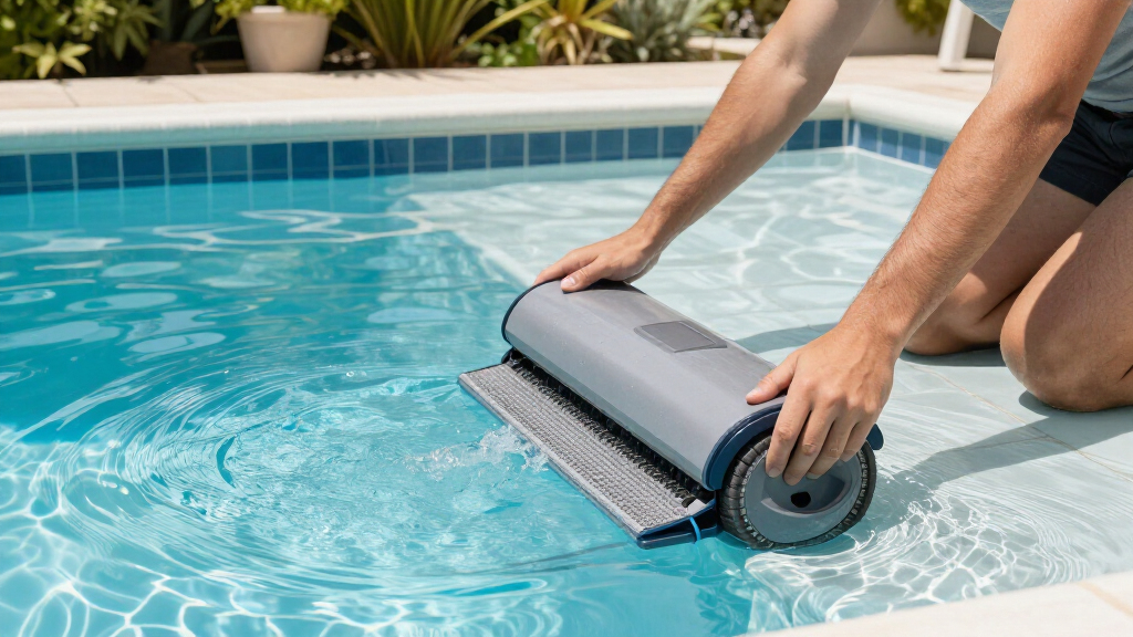 automatic pool cleaner wheels and tracks
