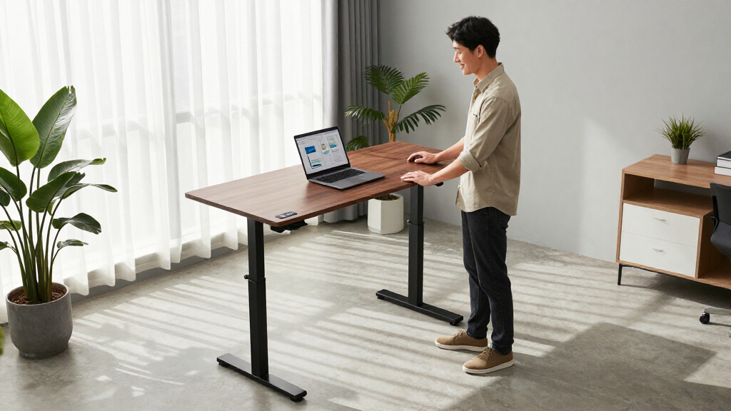best premium electric standing desk for small business owners