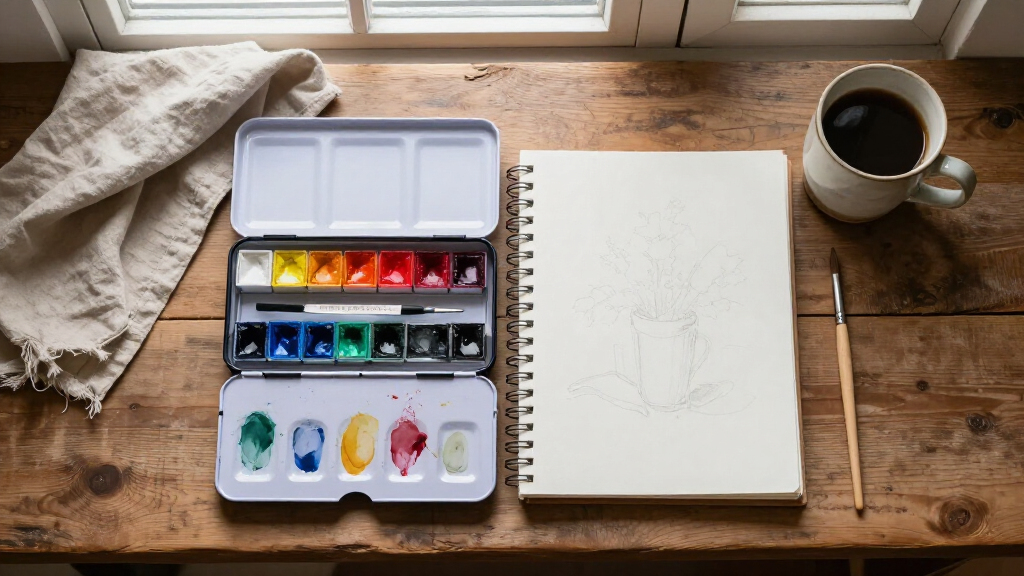 watercolor paint set professional