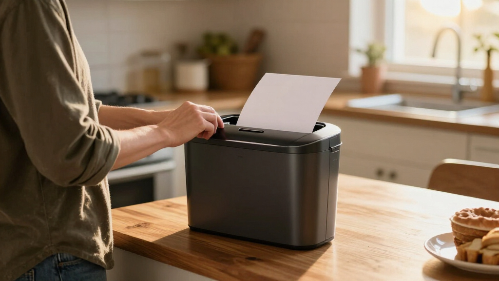 auto feed paper shredder for busy households