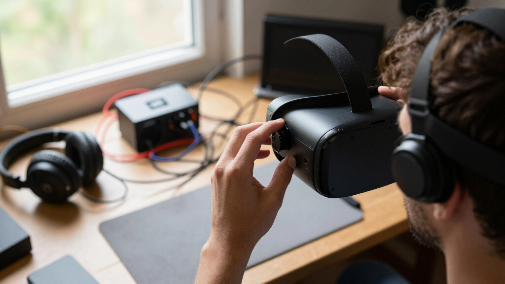 vr headset for ipd adjustability