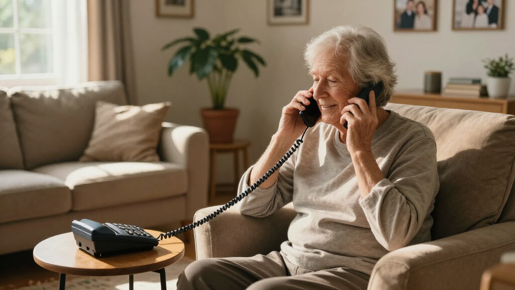 corded phone for elderly