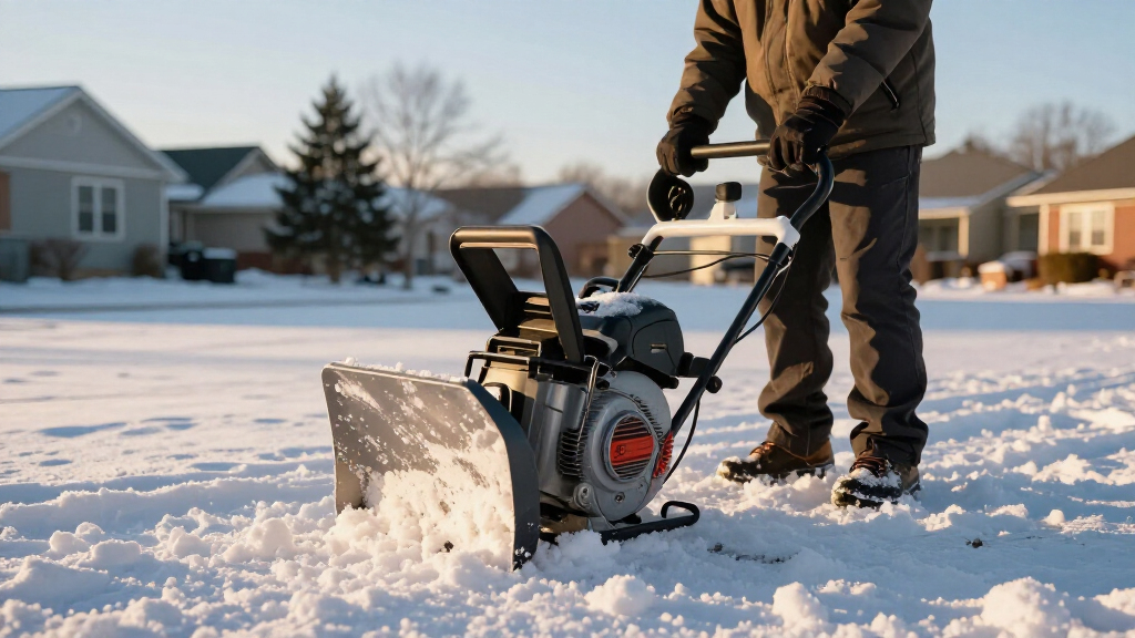 gas snow blower