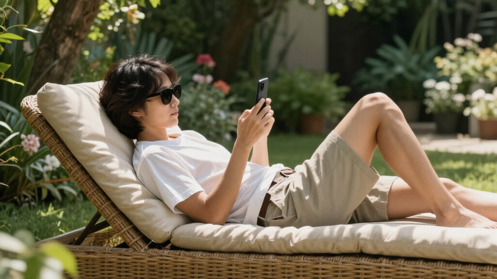 outdoor chaise lounge