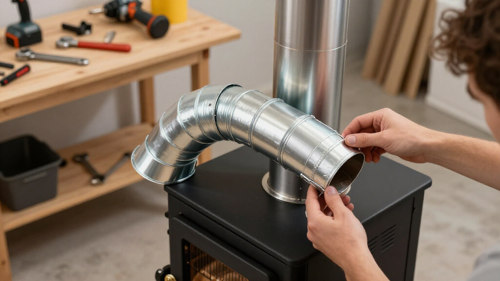 pellet stove fresh air intake kits complete
