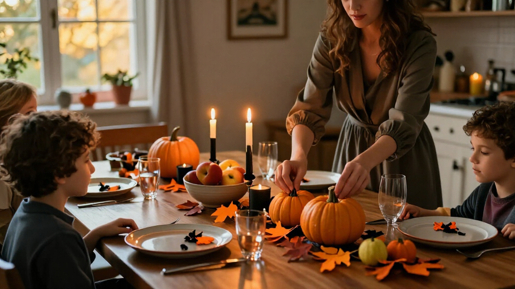 Halloween table decorations