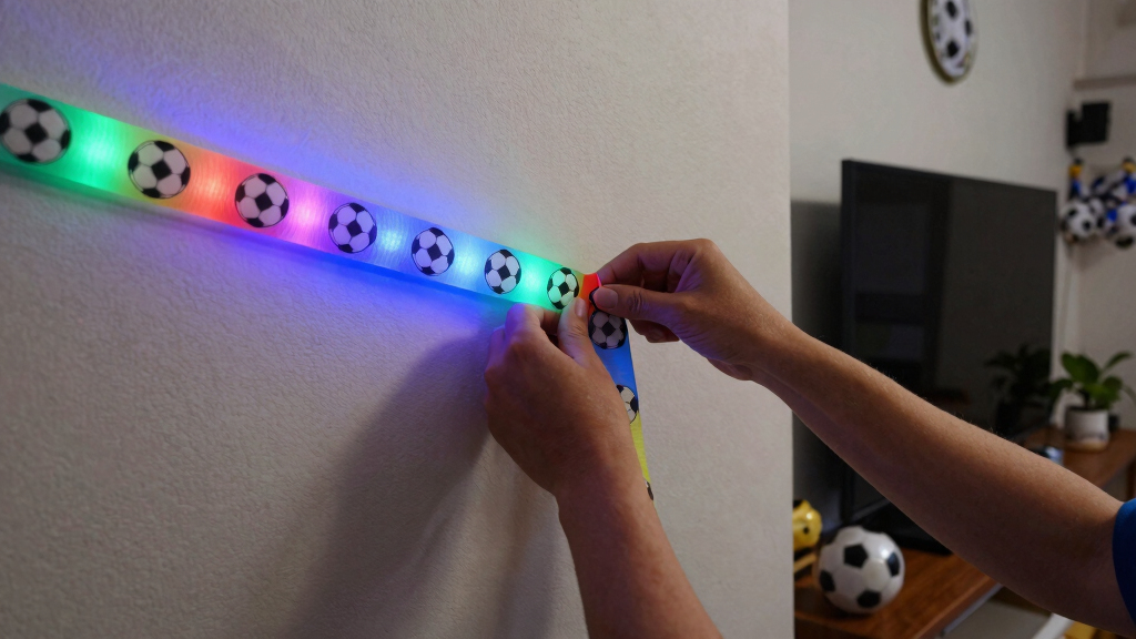soccer fan LED light strips