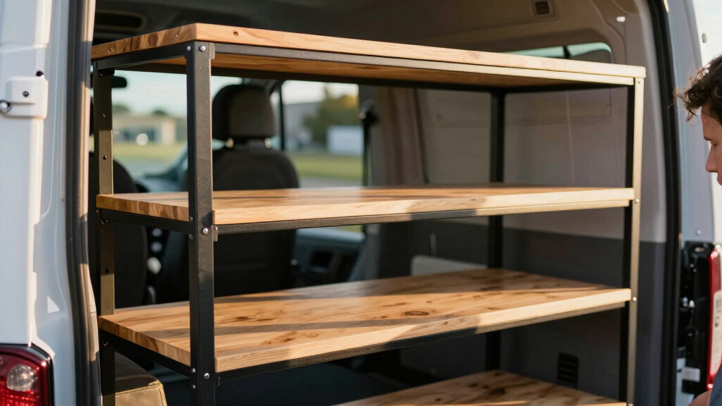 best Ford Transit interior shelving units