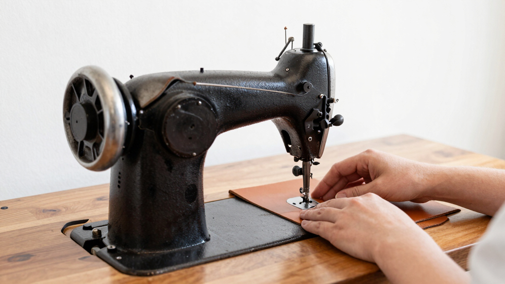 best industrial leather sewing machine tabletop