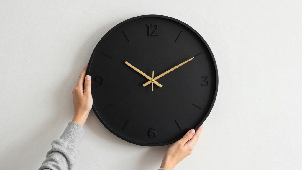 best oversized wall clock modern luxury