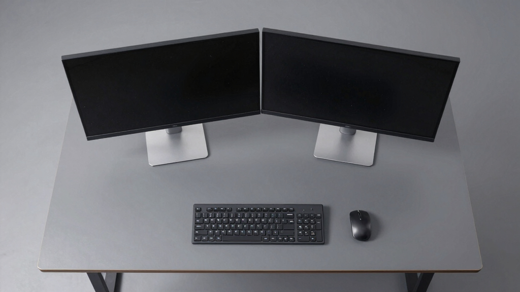 best standing desk for dual monitors