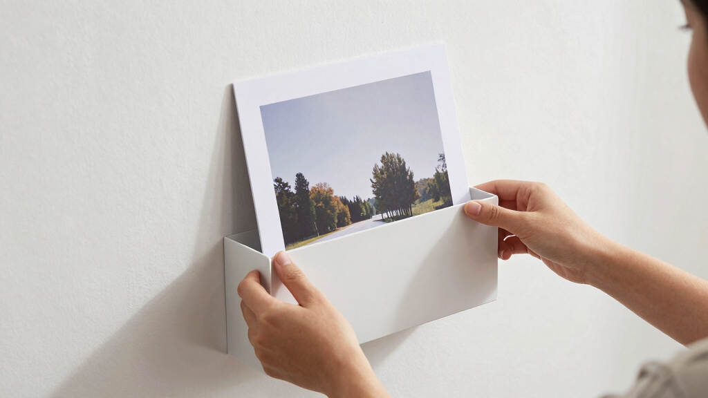 best wall mounted print storage rack