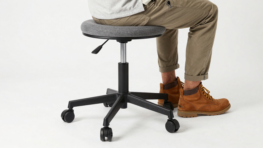 shop stool rolling adjustable