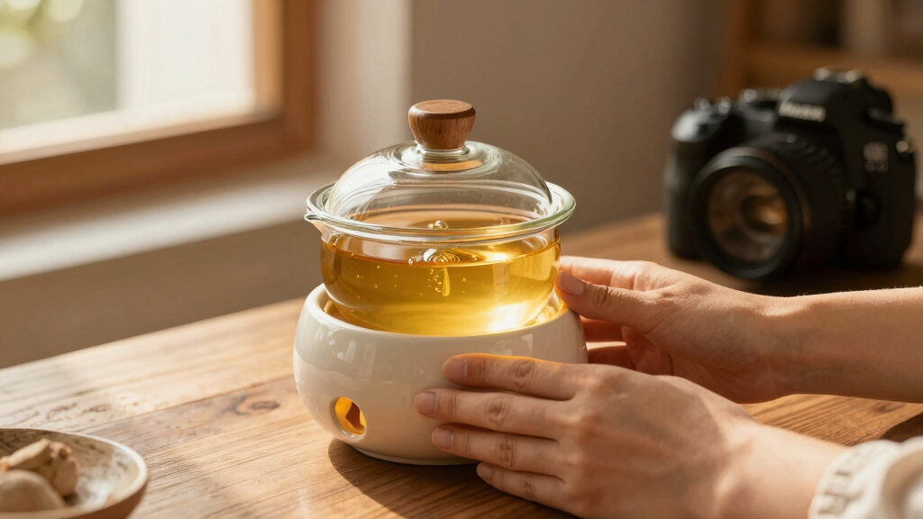 premium body massage oil warmer