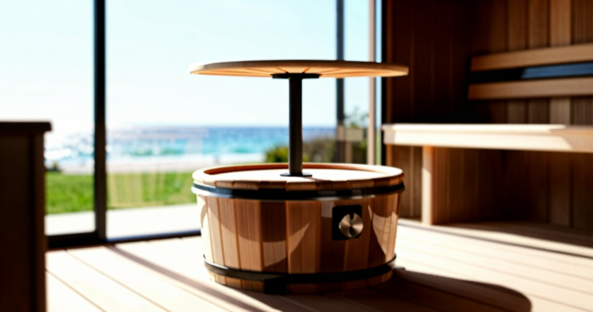 outdoor sauna barrel