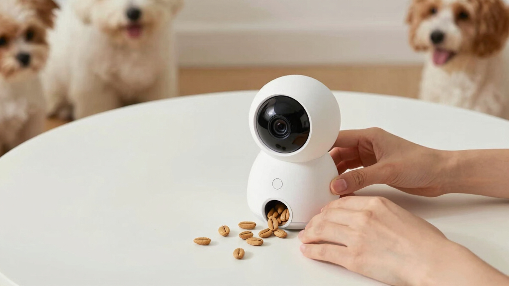 best pet cameras with treat dispenser