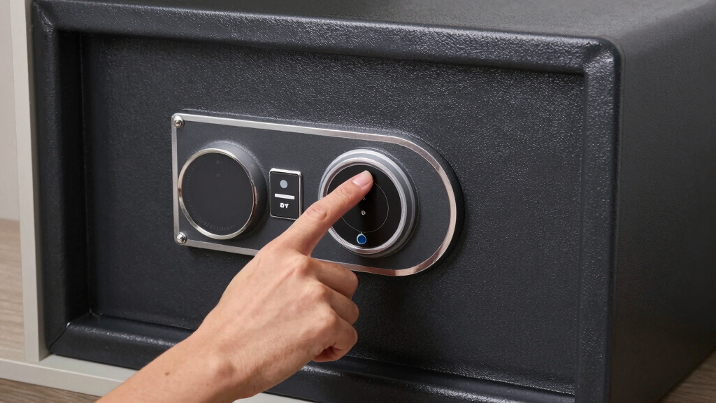 premium wall safe biometric