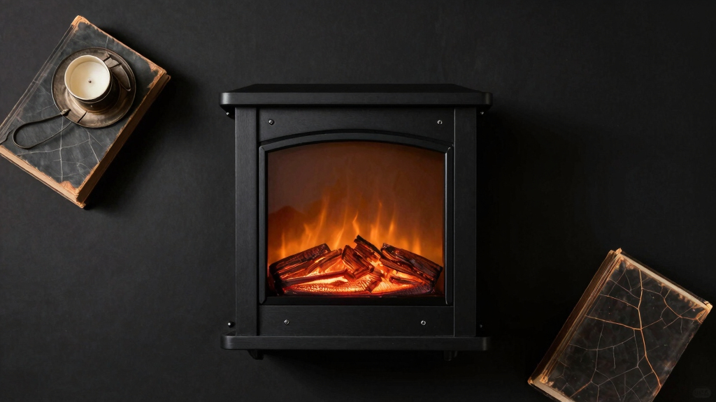best electric fireplace for spooky study rooms