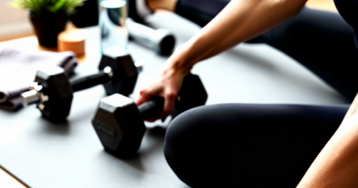 adjustable dumbbell set
