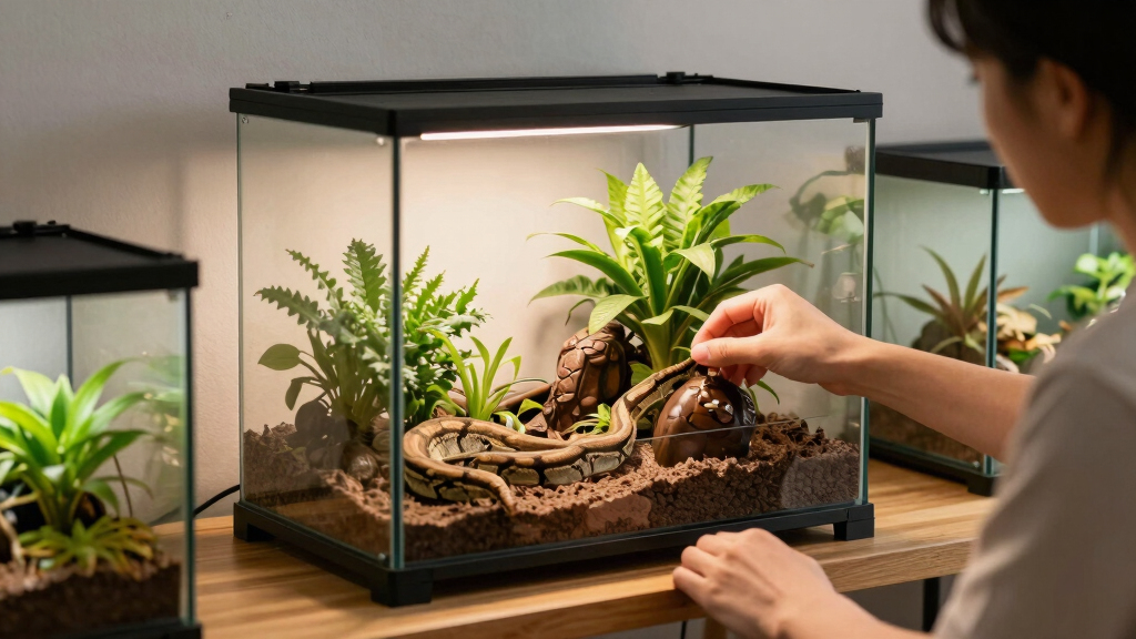 best ball python enclosure setup