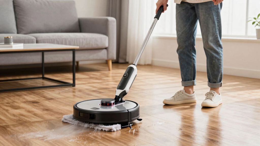 best robot vacuum with hot water mop washing