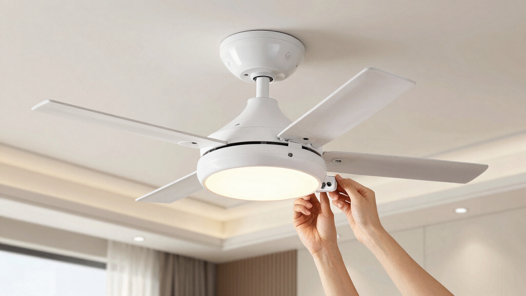 best white ceiling fans with lights for modern homes