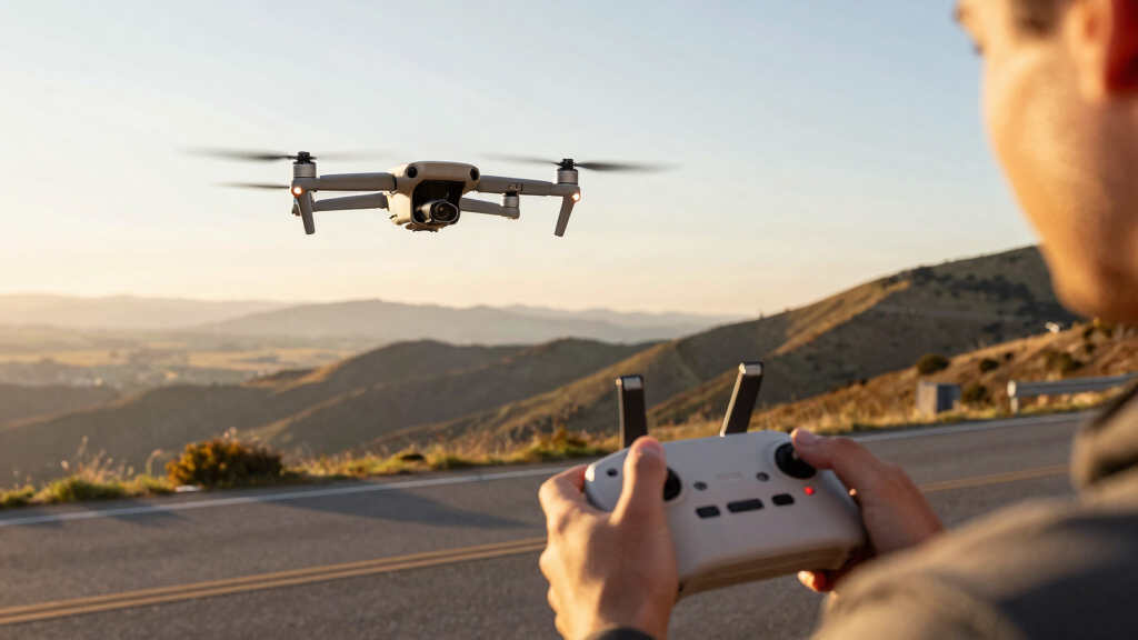 best drone for road trip landscape content