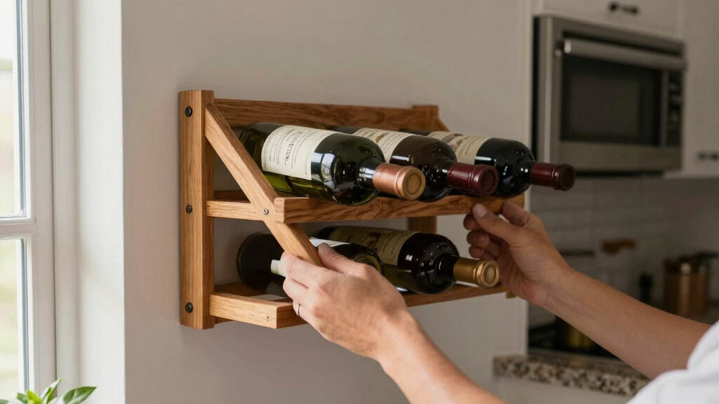 best wine racks for kitchen walls