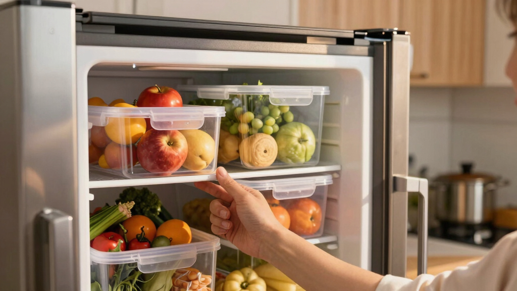 best fridge organizer bins set for families