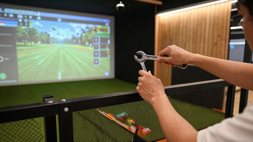 best golf simulator enclosures for game rooms
