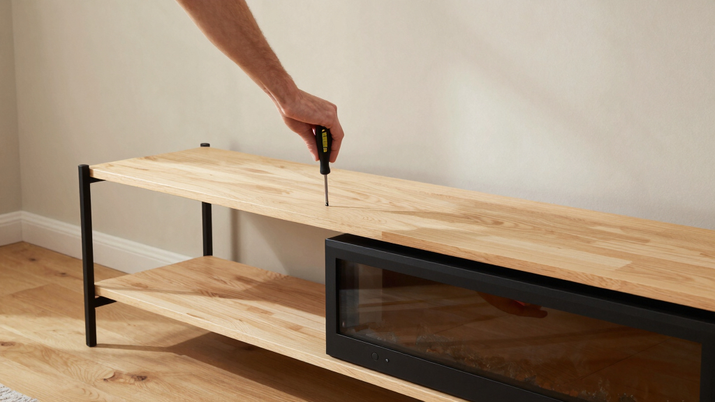 best electric fireplace TV stands for cozy recovery spaces