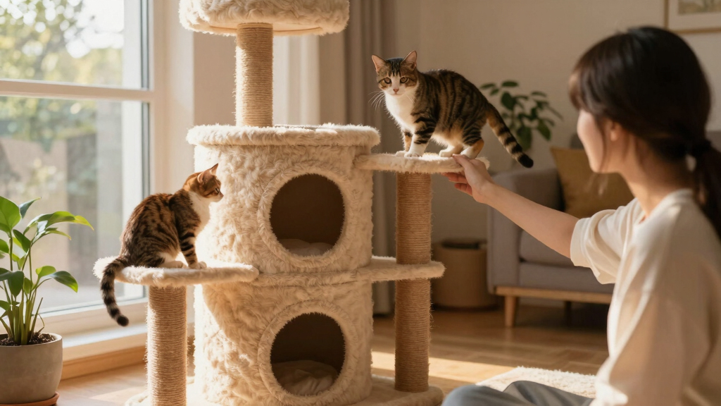 best cat playhouse condo multi-level
