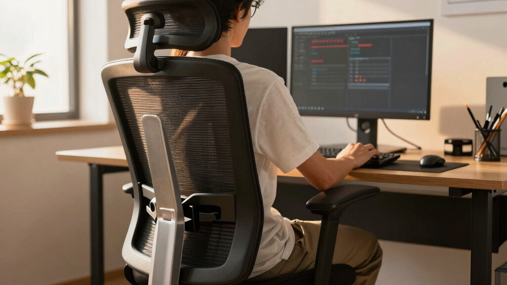 best chair for dual monitor bookkeeping setup