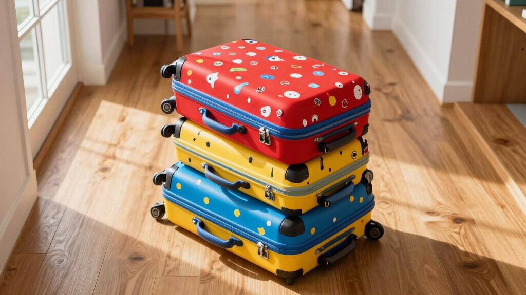best luggage set for children traveling between homes