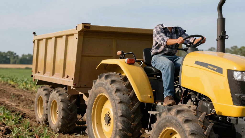 best ride on tractor with dump trailer