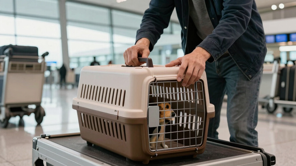 best portable dog travel crate for cargo flying