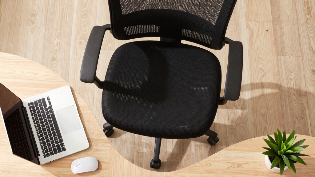 Kneeling office chair for posture support