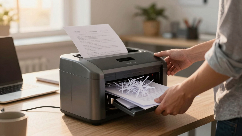 High security shredder for sensitive documents