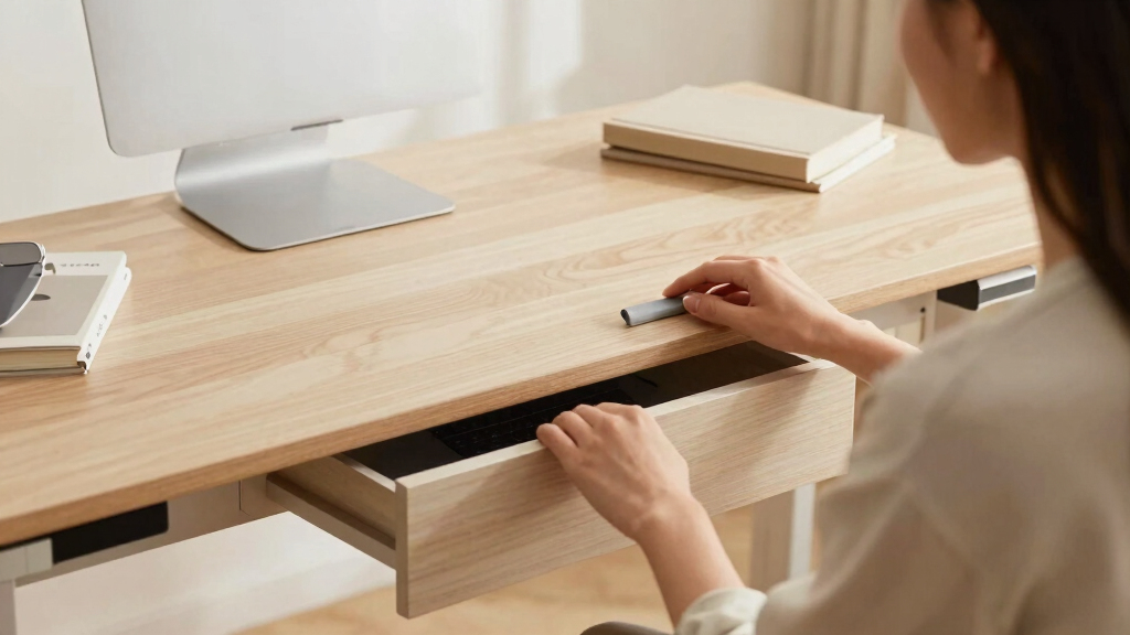 best executive standing desk with drawers
