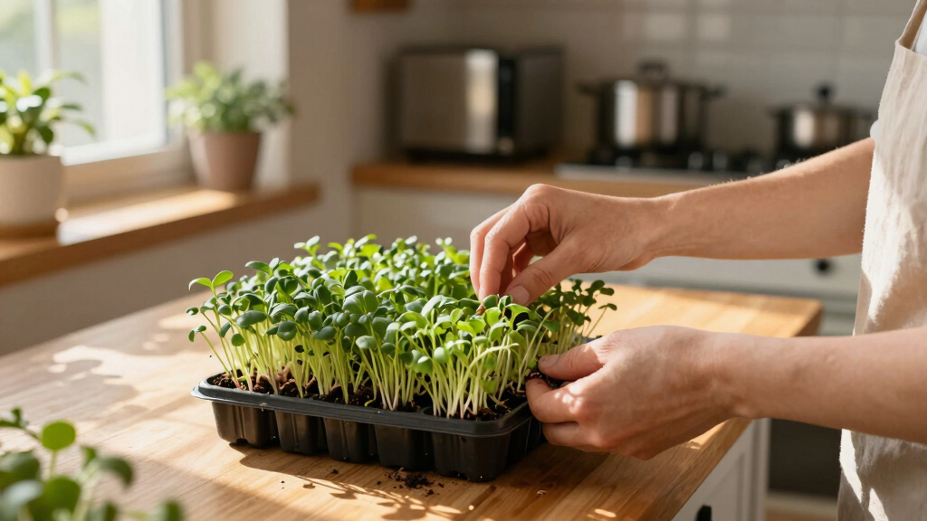 best indoor microgreens growing system