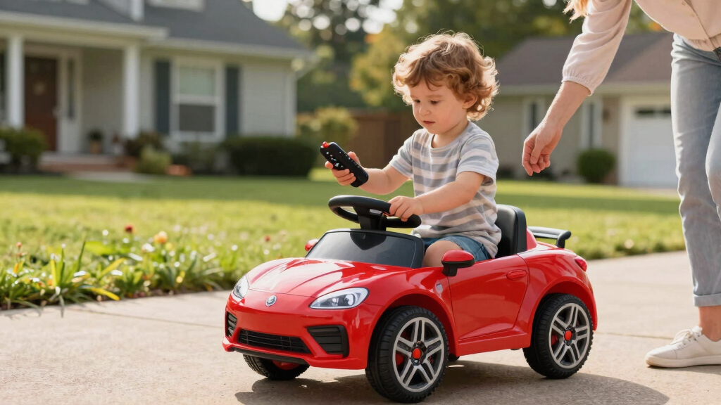 best ride on toy with remote control safety stop